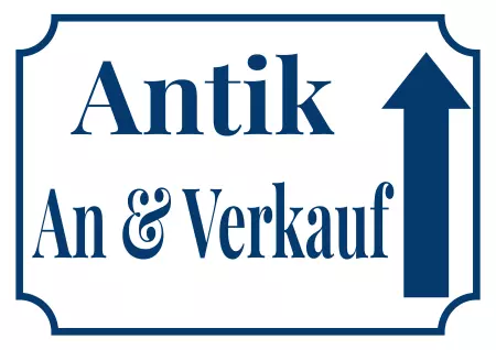 Geschaeftsschilder Tuerschilder EingangFirma Antik An & Verkauf Bild