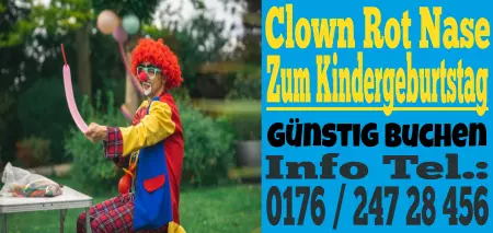 Geschaeftsschilder Tuerschilder EingangFirma Clown Rot Nase Bild