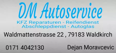 Geschaeftsschilder Tuerschilder EingangFirma DM Autoservice Bild