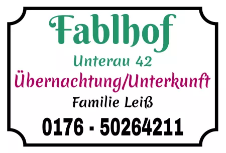 Geschaeftsschilder Tuerschilder EingangFirma Fablhof Bild