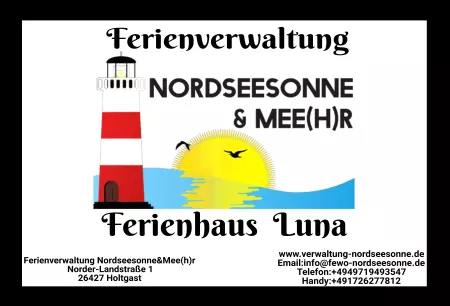 Geschaeftsschilder Tuerschilder EingangFirma Ferienverwaltung NORDSEESONNE Bild