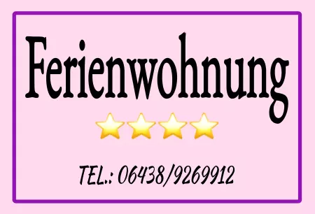 Geschaeftsschilder Tuerschilder Eingang Firma Ferienwohnung Bild