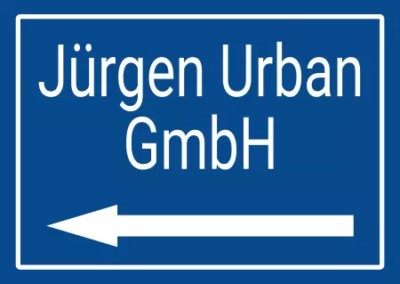 Geschaeftsschilder Tuerschilder Eingang Firma Jürgen Urban GmbH Bild