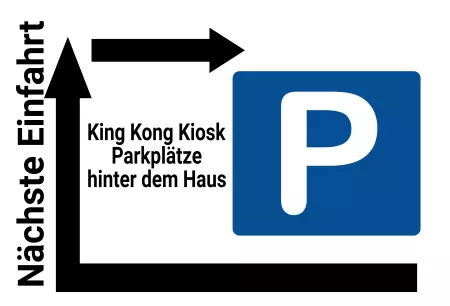 Geschaeftsschilder Tuerschilder EingangFirma King Kong Kiosk Bild