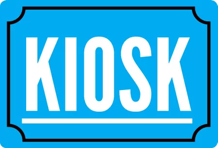 Geschaeftsschilder Tuerschilder EingangFirma KIOSK Bild