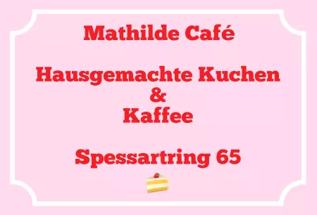Geschaeftsschilder Tuerschilder Eingang Firma Mathilde Cafe Bild