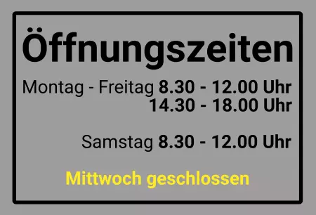 Geschaeftsschilder Tuerschilder EingangFirma Öffnungszeiten Bild