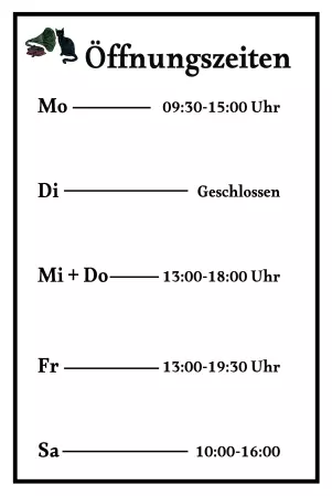 Geschaeftsschilder Tuerschilder Eingang Firma Öffnungszeiten Bild