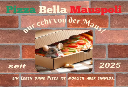 Geschaeftsschilder Tuerschilder EingangFirma Pizza Bella Mauspoli Bild
