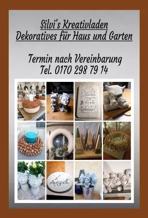 Geschaeftsschilder Tuerschilder EingangFirma Silvi´s Kreativladen Bild