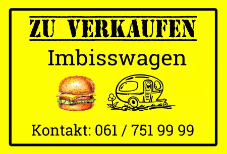 Geschaeftsschilder Tuerschilder EingangFirma Zu Verkaufen Imbisswagen Bild